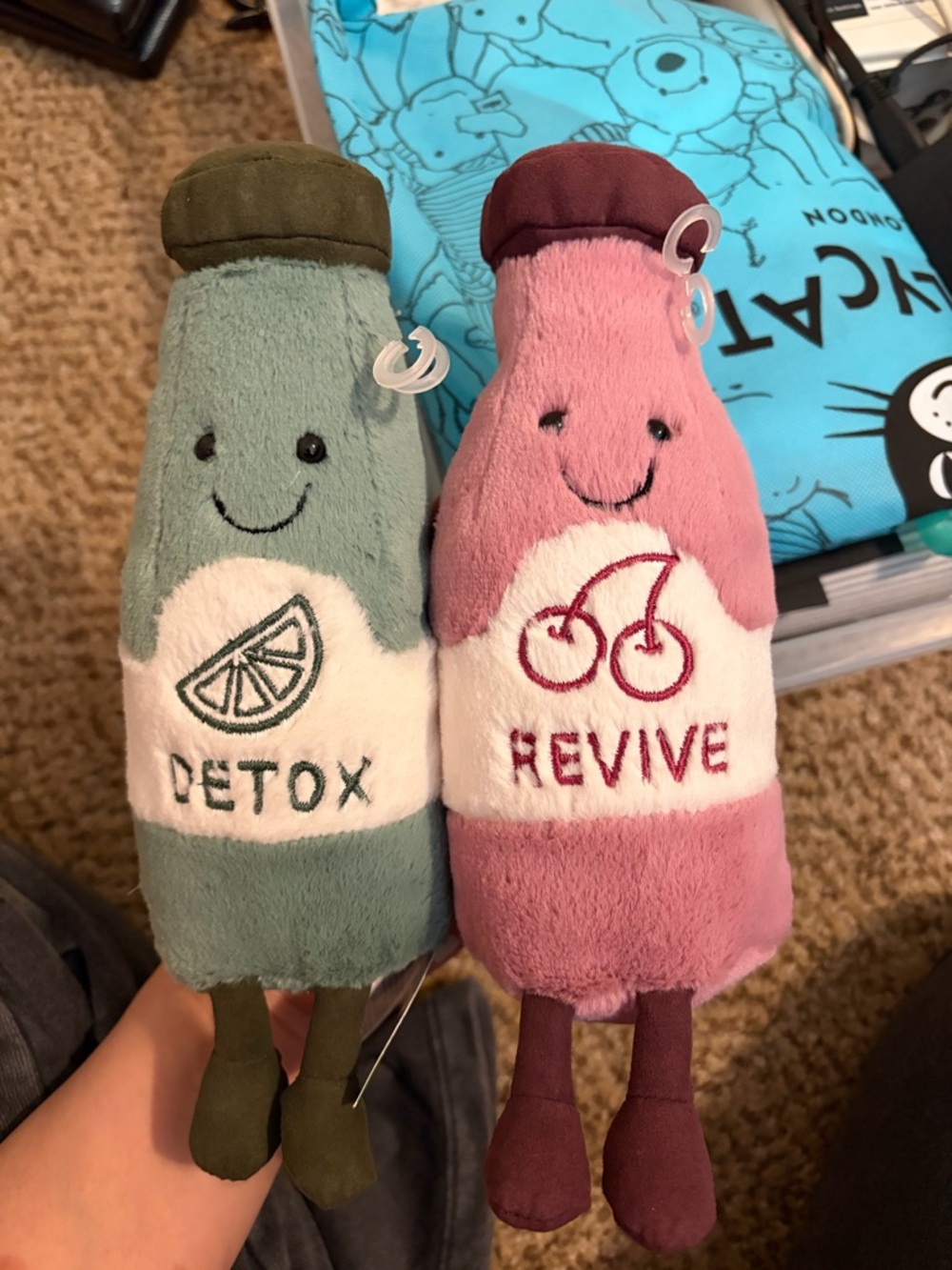 Rare Jellycat Amuseable  Bottle plushies